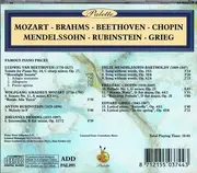 CD - Wolfgang Amadeus Mozart - Johannes Brahms - Ludwig van Beethoven - Frédéric Chopin - Felix Mendelss - Famous Piano Pieces