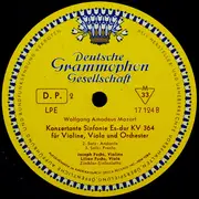 10'' - Mozart - Konzertante Sinfonie Es-dur KV 364 (Für Violine, Viola Und Orchester)