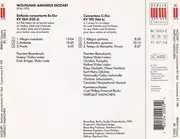 CD - Wolfgang Amadeus Mozart - Sinfonia Concertante KV 364, Concertone KV 190