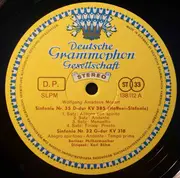 LP - Mozart - Symphony, K. 385 (Haffner) · Symphony In G Major, K. 318 · Symphony, K. 504 (Prague)