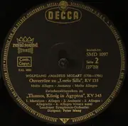 LP - Mozart - Notturno in D-dur, KV 286 'Für 4 Orchster' / Serenata Notturna in D-dur, KV239 / Ouvertüre Zu 'Lucio Silla', KV 135 / Zwischenaktmusiken Zu 'Thamos, König In Ägypten', KV 345