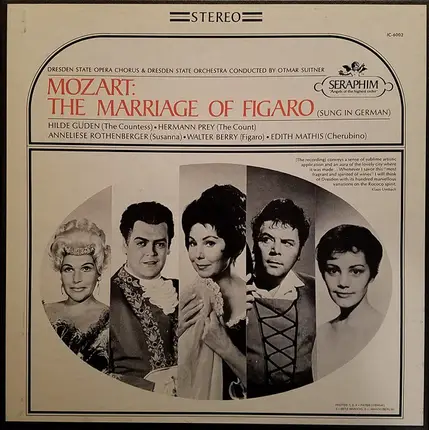Mozart - The Marriage Of Figaro (Sung In German)