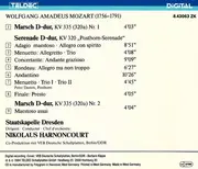 CD - Mozart - Posthorn-Serenade, KV 320 ∙ Marches, KV 335