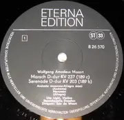 LP - Wolfgang Amadeus Mozart - Staatskapelle Dresden , Edo De Waart - Serenade D-Dur KV 203 / Marsch D-Dur KV 237