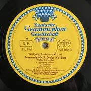 LP - Mozart - Serenade Haffner - tulip rim, Yellow Stereo