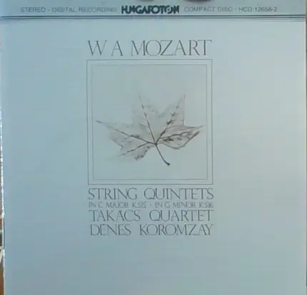 Mozart - String Quintets In C Major K.515 & In G Minor K.516