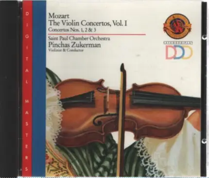 Wolfgang Amadeus Mozart - The Saint Paul Chamber Orchestra , Pinchas Zukerman - Violin Concertos Nos. 1, 2 & 3