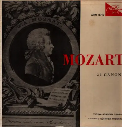 Wolfgang Amadeus Mozart - 22 Canons