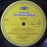 LP - Mozart - Eine Kleine Nachtmusik / 'Posthorn-Serenade' Kv 320