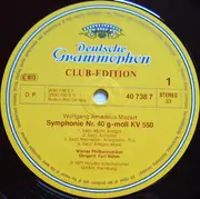 LP - Mozart - Symphonie Nr. 40 G-moll KV 550, Symphonie Nr. 41 C-dur KV 551 'Jupiter-Symphonie'