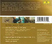 CD - Mozart - Great Mass In C Minor, Adagio And Fugue For Strings