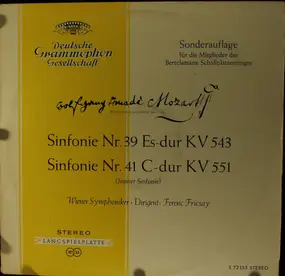 Wolfgang Amadeus Mozart - Sinfonie Nr. 39 Es-dur KV 543 / Sinfonie Nr. 41 C-dur KV 551