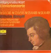 Double LP - Wolfgang Amadeus Mozart - Wilhelm Kempff / Berliner Philharmoniker / Bamberger Symphoniker , Ferdin - Klavierkonzerte Nr. 8 C-Dur, Nr. 27 B-Dur, Nr. 23 A-Dur and Nr. 24 C-Moll