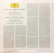 LP - Wolfgang Amadeus Mozart • Berliner Philharmoniker • Karl Böhm - Symphonien Nr. 34 C-Dur (In C Major) • Nr. 31 »Pariser« • Nr. 26 Es-Dur (In E Flat Major)