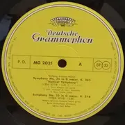 LP - Mozart - Symphony No. 35 (K.385) 'Haffner' / No. 32 (K.318) / No. 38 (K.504) 'Prague' - +Obi