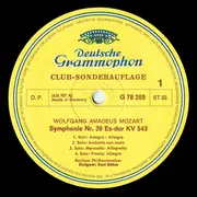 LP - Wolfgang Amadeus Mozart • Karl Böhm , Berliner Philharmoniker - Symphonie Nr.39 Es-dur KV 543 • Symphonie Nr.40 g-moll KV 550