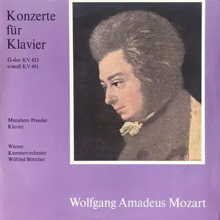Mozart - Konzerte Für Klavier G-dur KV 453  • C-moll KV 491