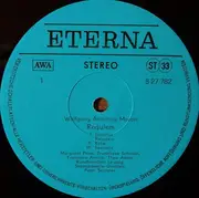 LP - Wolfgang Amadeus Mozart , Margaret Price , Trudeliese Schmidt , Francisco Araiza , Theo Adam , Rund - Requiem KV 626