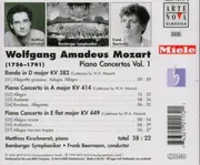 CD - Wolfgang Amadeus Mozart , Matthias Kirschnereit , Bamberger Symphoniker , Frank Beermann - Die Klavierkonzerte - The Piano Concertos Vol. 1