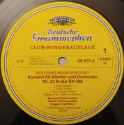 LP - Wolfgang Amadeus Mozart , Maurizio Pollini • Karl Böhm • Wiener Philharmoniker - Klavierkonzerte Nr. 19 F-dur KV 459 U. Nr. 23 A-dur KV 488