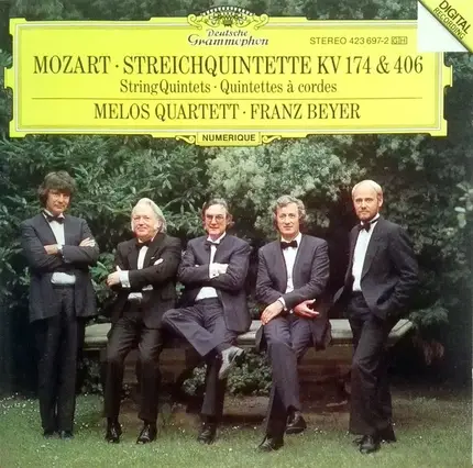 Wolfgang Amadeus Mozart , Melos Quartett , Franz Beyer - Streichquintette KV 174 & 406