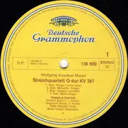 LP - Mozart - Streichquartette G-Dur KV 387 • A-Dur KV 464
