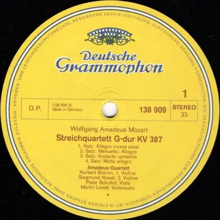 Mozart - Streichquartette G-Dur KV 387 • A-Dur KV 464