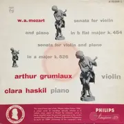 LP - Mozart - Sonata For Violin And Piano In B Flat Major K. 454 / Sonata For Violin And Piano In A Major K. 526