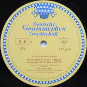 10'' - Mozart - Divertimento Nr. 11 D-dur KV 251 Für Oboe, 2 Hörner Und Streicher