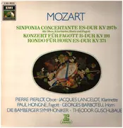 LP - Mozart - Symfonia Concertante Es-DuR KV 297 B Für Oboe, Klarinette, Horn und Fagott / Konzert Für Fagott B-Dur KV191 / Rondo Für Horn Es-Dur KV 371