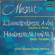 LP - Mozart - Clarinet Concerto / Horn Concertos Nos. 1 & 3 - Mono
