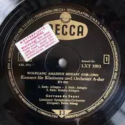 LP - Mozart - Clarinet Concerto / Horn Concertos Nos. 1 & 3 - Mono