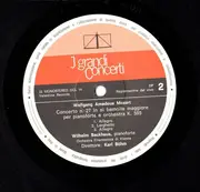 LP - Wolfgang Amadeus Mozart , Berliner Philharmoniker , Wilhelm Kempff , Herbert von Karajan , Wiener P - I Grandi Concerti No. 14 - gatefold + booklet