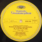 LP - Wolfgang Amadeus Mozart/ Berliner Philharmoniker,Ferdinand Leitner,W. Kempff - Klavierkonzert Nr. 8 C-dur KV 246 / Klavierkonzert Nr. 27 B-dur KV 595