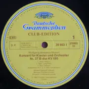 LP - Mozart - Klavierkonzert Nr. 8, Klavierkonzert Nr. 27