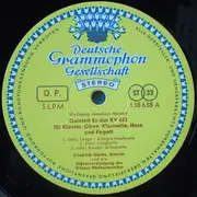 LP - Wolfgang Amadeus Mozart , Bläservereinigung Der Wiener Philharmoniker , Friedrich Gulda , Ludwig va - Quintette Für Klavier, Oboe, Klarinette, Horn Und Fagott - tulip rim