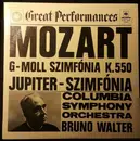 LP - Mozart , Walter - Symphony Nos. 40 & 41 (G-moll Szimfonia K. 550 / Jupiter - Szimfonia)