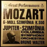 LP - Mozart , Walter - Symphony Nos. 40 & 41 (G-moll Szimfonia K. 550 / Jupiter - Szimfonia)