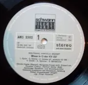 LP - Mozart - Missa / Sonata All'epistola / Davidde Penitente