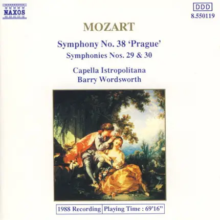 Mozart - Symphony No. 38 'Prague', Symphonies Nos. 29 & 30