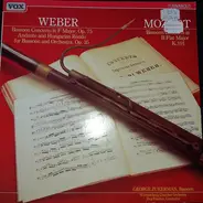 Wolfgang Amadeus Mozart , Carl Maria von Weber ; George Zukerman , Jörg Faerber , Württembergisches - Weber Bassoon Concerto In F Major, Op. 75; Andante And Hungarian Rondo For Bassoon And Orchestra, O