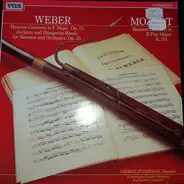 Wolfgang Amadeus Mozart , Carl Maria von Weber ; George Zukerman , Jörg Faerber , Württembergisches - Weber Bassoon Concerto In F Major, Op. 75; Andante And Hungarian Rondo For Bassoon And Orchestra, O