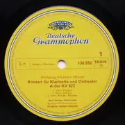 LP - Wolfgang Amadeus Mozart , Carl Maria Von Weber , Rafael Kubelik , Karl Leister , Berliner Philharmo - Mozart · Weber: Klarinettenkonzerte