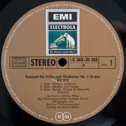 LP - Wolfgang Amadeus Mozart , Carl Stamitz / Karlheinz Zöller , Berliner Philharmoniker - Flötenkonzert In Nr. 1 G-Dur KV 313 / Flötenkonzert In G-Dur Op. 29