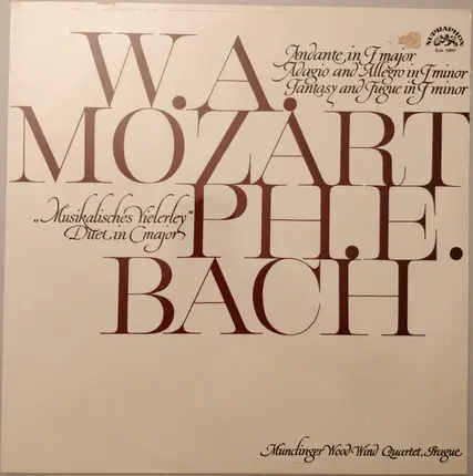 Mozart, Bach - Andante In F Major, Adagio Allegro In F Minor