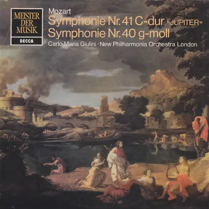 Wolfgang Amadeus Mozart , Carlo Maria Giulini , New Philharmonia Orchestra - Symphonie Nr. 41 C-Dur  »Jupiter« / Symphonie Nr. 40 G-Moll