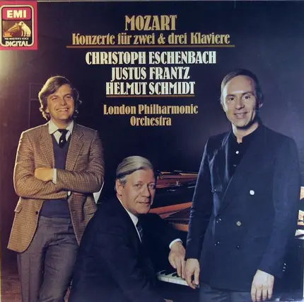 Christoph Eschenbach , Justus Frantz , Helmut Schmidt - Mozart Konzerte Für Zwei & Drei Klaviere