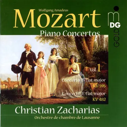 Wolfgang Amadeus Mozart , Christian Zacharias , Orchestre De Chambre De Lausanne - Piano Concertos vol.1
