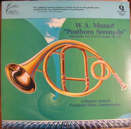 Wolfgang Amadeus Mozart , Collegium Aureum , Franzjosef Maier - Serenade in D major, K.320, "Posthorn Serenade"
