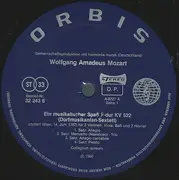 LP - Wolfgang Amadeus Mozart / Collegium Aureum - Der Heitere Mozart- Ein musikalischer Spaß KV 522* Galimathias Musicum KV 32* 5 Kontretänze KV 609